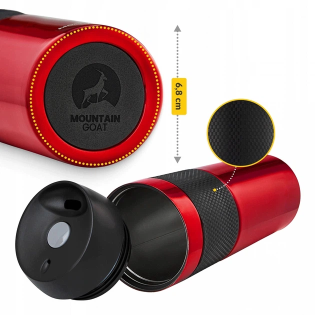 Термокружка Mountain Goat Travel 0.4 л Red (P-5907739315717) - Фото 3 Термокружка Mountain Goat Travel 0.4 л Red (P-5907739315717) - изображение 3