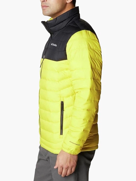 Куртка демісезонна чоловіча Columbia POWDER LITE™ L Жовтий/Чорний (194895173038) - зображення 3