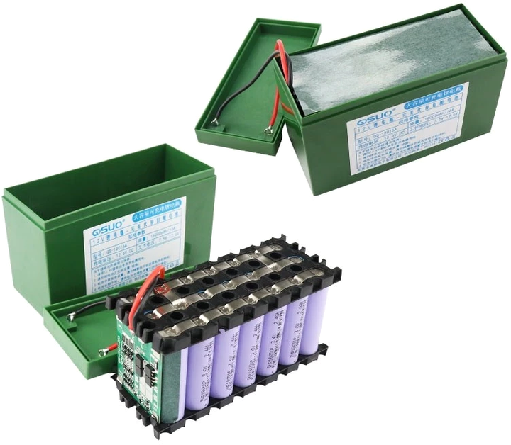 Акумуляторна батарея QiSuo літієва 12 V 6 A з елементами Li-ion 18650 (QS-1206A) - Фото 3 Акумуляторна батарея QiSuo літієва 12 V 6 A з елементами Li-ion 18650 (QS-1206A) - зображення 3