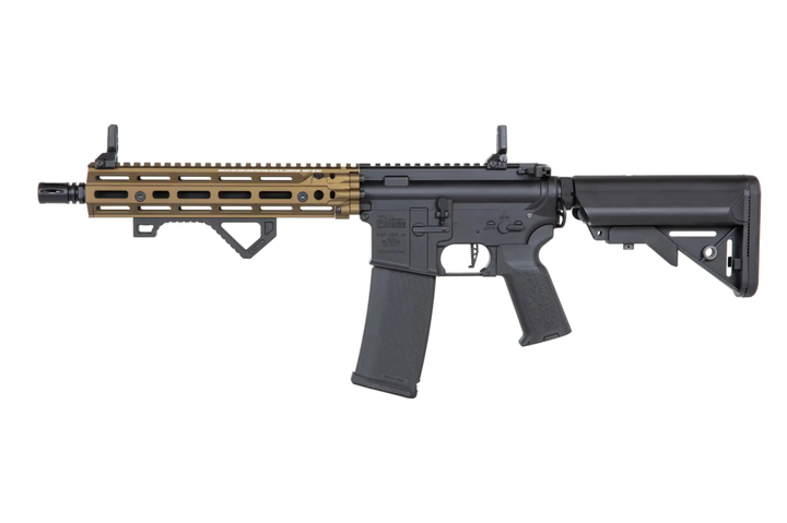 Страйкбольна штурмова гвинтівка Specna Arms Daniel Defense RIS III 10,5'' SA-P27 Prime Aster II ETU Chaos Bronze (Страйкбол 6мм) - изображение 1