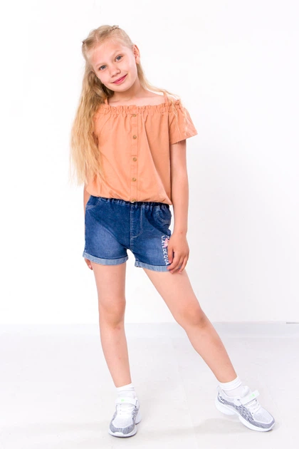 Шорти для дівчинки NoBrand 104 Синій (p-11187-120870) - изображение 2