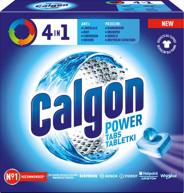 Tabletki do pralki Calgon Powerball odkamieniające 15 szt (5011417544143) - obraz 1