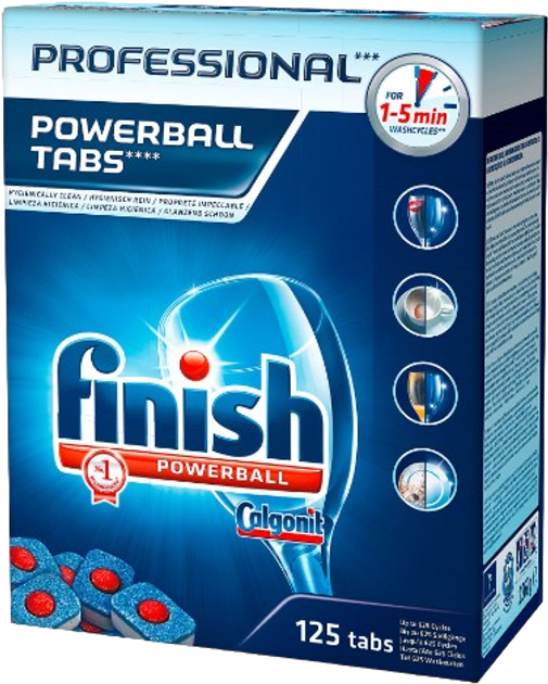 Таблетки для посудомийних машин Finish Professional Powerball 140 шт ...