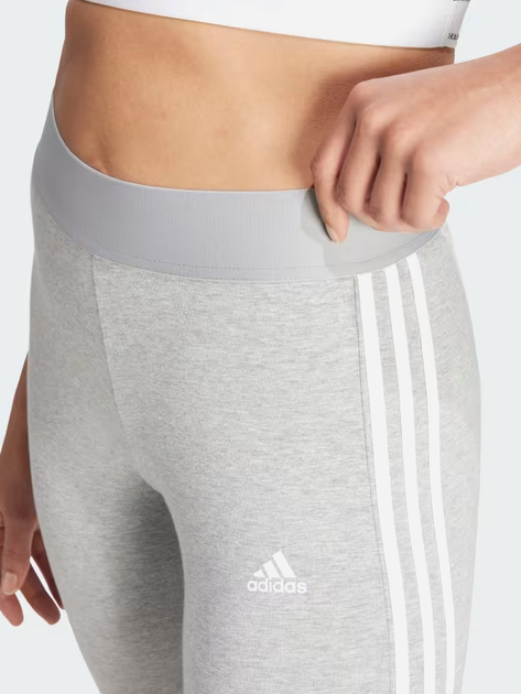 Спортивні легінси жіночі adidas W 3S Leg GV6017 XXS Сірі (4064044749376) - зображення 4