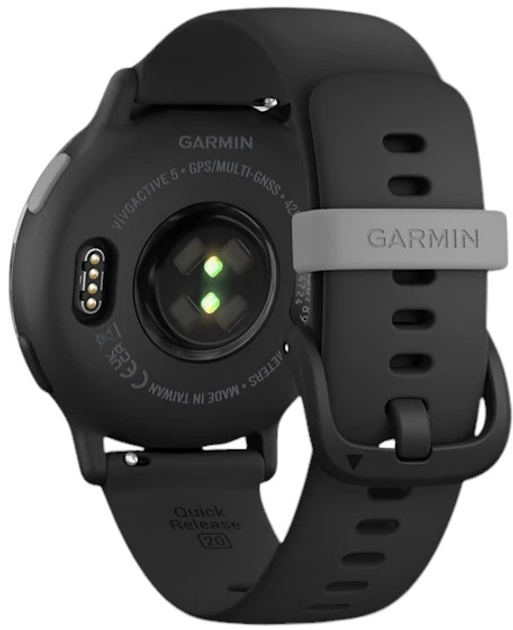 Смарт-годинник Garmin Vivoactive 5 42.2 mm Black/Slate (010-02862-10) - зображення 7