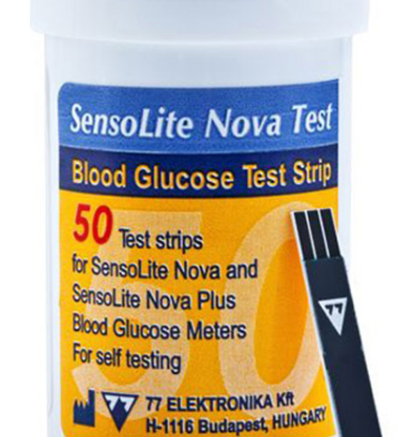 Тестовые полоски для глюкометра SENSOLITE NovaTest 50 - изображение 2