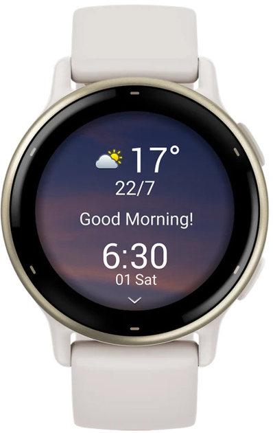 Smartwatch Garmin Vivoactive 5 42.2 mm Ivory/Cream Gold (010-02862-11) - obraz 4