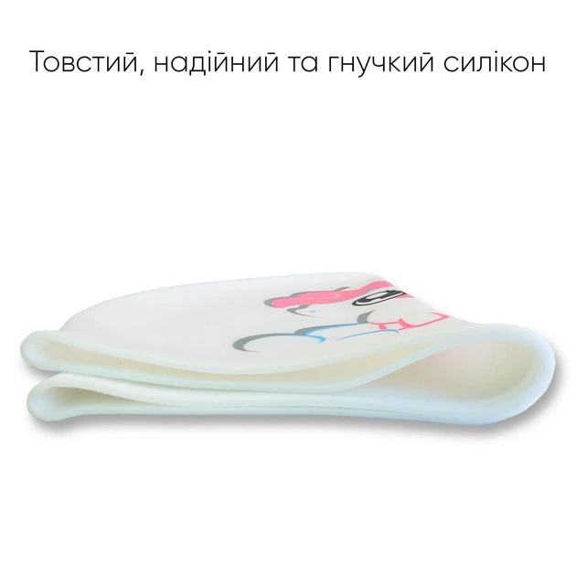 Детская Шапочка для плавания Renvo Lima Pony JR Белый OSFM (1SC520-03) - изображение 3
