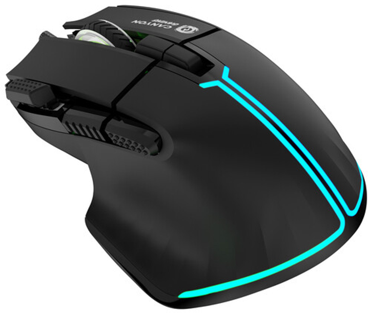 Mysz Canyon Fortnax GM-636 RGB USB Black (CND-SGM636B) - obraz 2