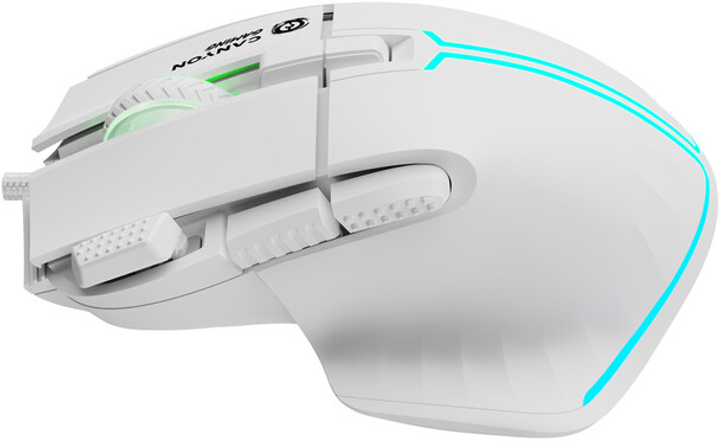 Миша Canyon Fortnax GM-636 RGB USB White (CND-SGM636W) - зображення 4
