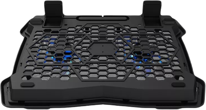 Podstawka pod laptopa Canyon NS03 2Fan 2USB LED Black (CNE-HNS03) - obraz 3
