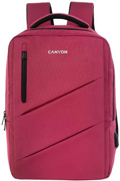 Plecak na laptopa Canyon Urban BPE-5 15.6" Burgundy (CNS-BPE5BD1) - obraz 1