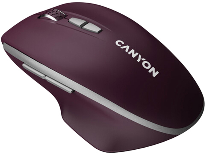 Mysz Canyon MW-21 Wireless Burgundy (CNS-CMSW21BR) - obraz 4