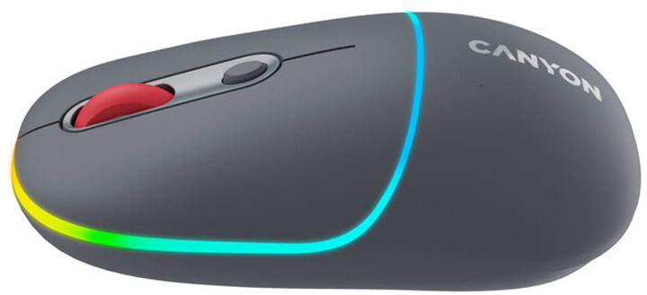 Mysz Canyon MW-22 Dual Band RGB Wireless Dark Grey (CNS-CMSW22DG) - obraz 3