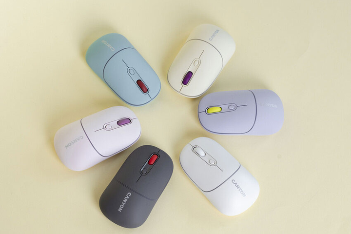 Миша Canyon MW-22 Dual Band RGB Wireless Snow White (CNS-CMSW22SW) - зображення 9