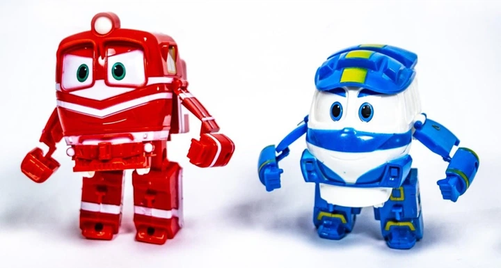 Игровой набор "Robot Trains", 4 шт. Multicolor (BL1898) - Фото 2 Игровой набор "Robot Trains", 4 шт. Multicolor (BL1898) - изображение 2