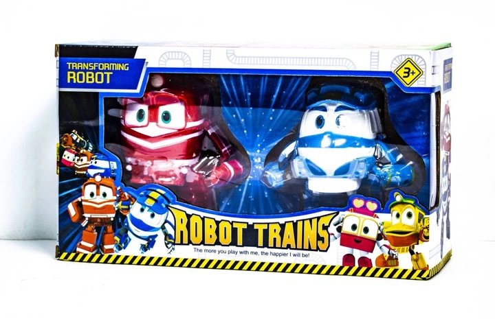 Игровой набор "Robot Trains", 4 шт. Multicolor (BL1898) - Фото 5 Игровой набор "Robot Trains", 4 шт. Multicolor (BL1898) - изображение 5