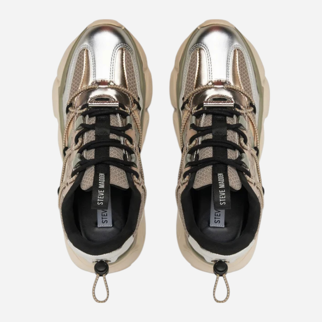 Sneakersy damskie do kostki Steve Madden Spectator Sneaker SM11002961-PGD 41 26.2 cm Beżowe (8720857461862) - obraz 4
