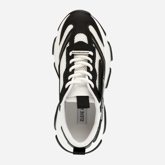 Sneakersy damskie do kostki Steve Madden Possession-E Sneaker SM19000033-034 42 27.1 cm Biały/Czarny (8720857125078) - obraz 5