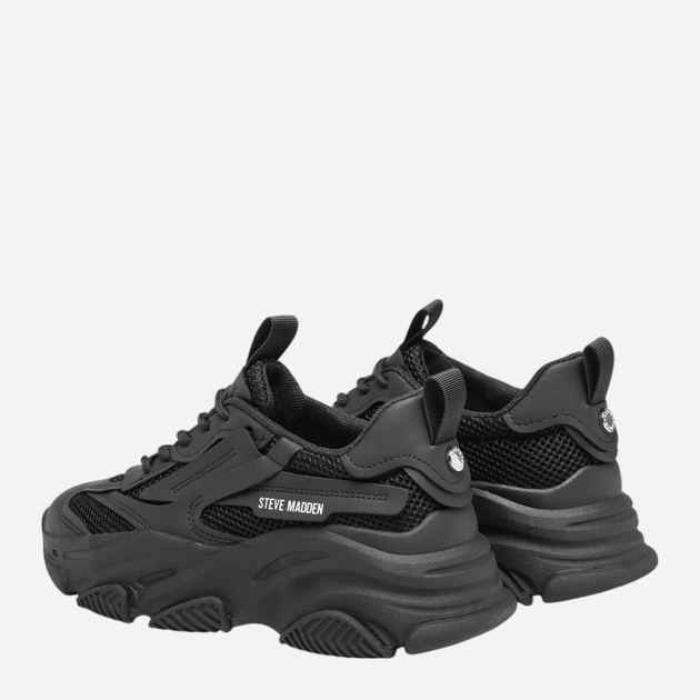 Sneakersy damskie do kostki Steve Madden Possession-E Sneaker SM19000033-001 42 27.1 cm Czarne (8720857173741) - obraz 5