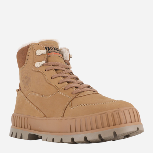 Чоловічі зимові черевики Palladium Pallashock Warm Wp 74351-252-M 43 (9UK) 28 см Світло-коричневі (196660596059) - зображення 3