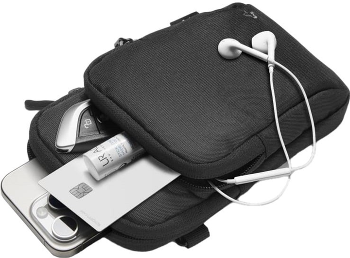 Чохол-сумка Spigen Klasden Universal Cross Bag Black (8809896754576) - зображення 3