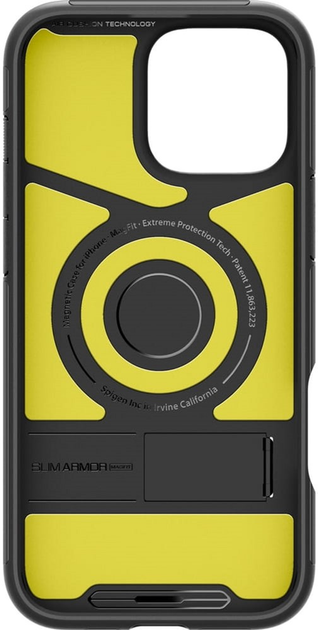 Etui Spigen Slim Armor MagFit do Apple iPhone 16 Pro Max Black (8809971229708) - obraz 5