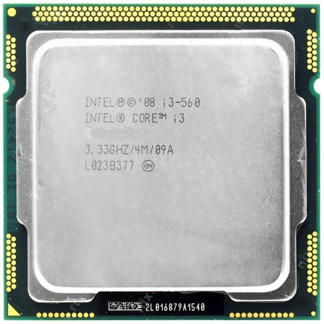 Процессор Intel Core i3-560 s1156 Б/У - Фото 1 Процессор Intel Core i3-560 s1156 Б/У - изображение 1
