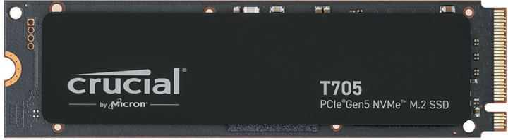 Dysk SSD Crucial T705 1TB PCIe Gen5.0 x4 NVMe M.2 SSD (CT1000T705SSD3) - obraz 1