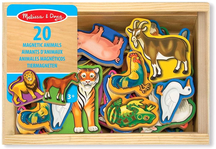 Набір розвивальних магнітів Melissa & Doug Тварини (0000772104753) - зображення 1