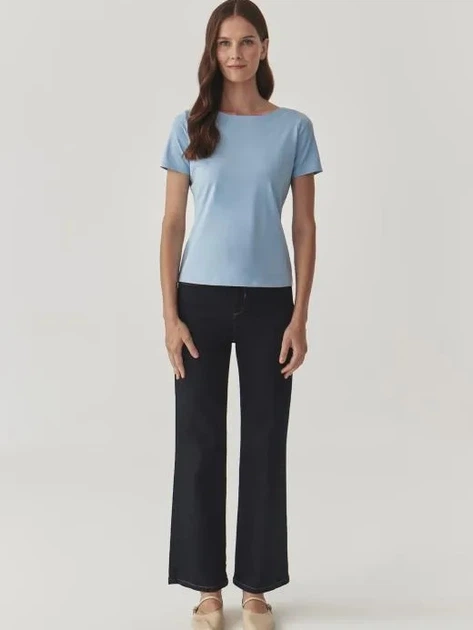 Футболка жіноча Tatuum Mikaja T2417.048 M Блакитна (5900142354571) - зображення 3