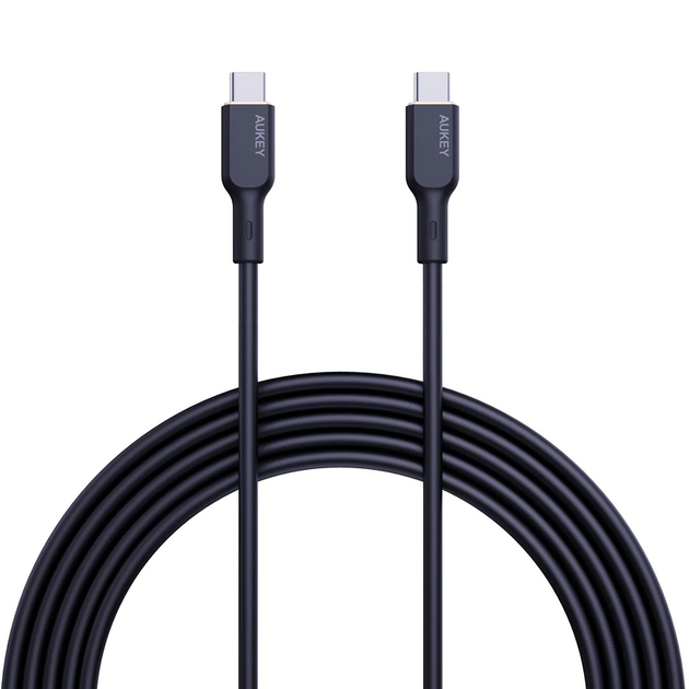 Kabel Aukey 240 W USB Type-C – USB Type-C 5A 20 V 1 m CB-SCC241 Black (0689323787265) - obraz 1