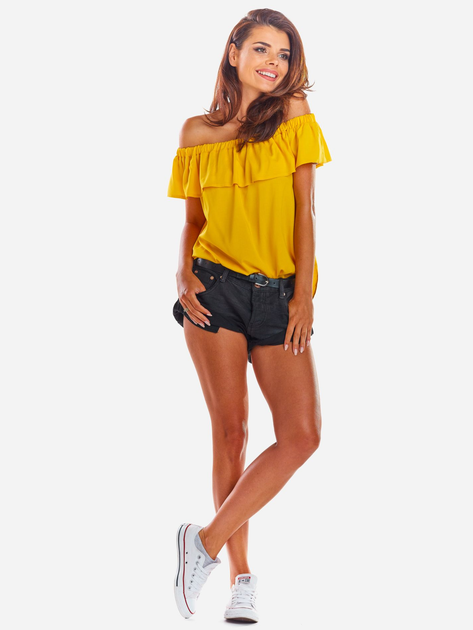 Top damski Awama A288 106770 S/M Żółty (5902360539044) - obraz 3