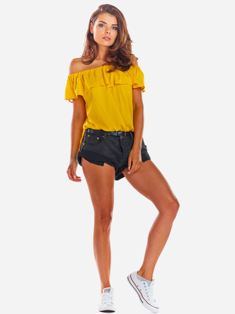 Top damski Awama A288 106770 S/M Żółty (5902360539044) - obraz 5