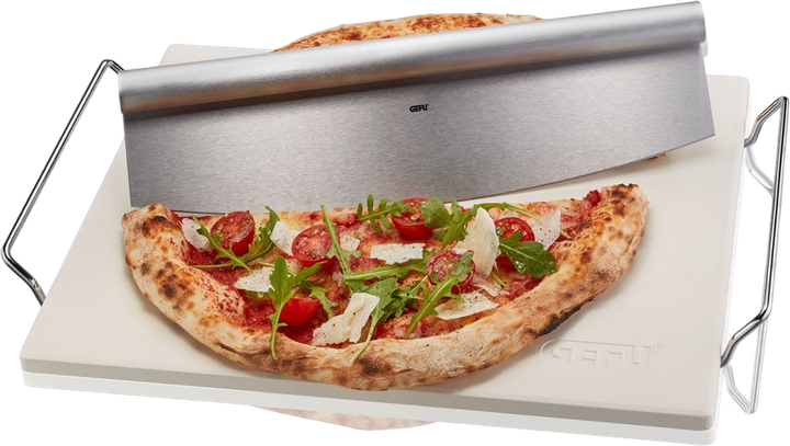Kamień do pieczenia pizzy Gefu Darioso kwadratowy z nóżem (4006664144308) - obraz 3