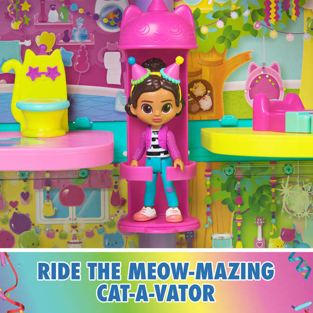 Zestaw zabawek Spin Master Gabby's Dollhouse Purrfect Dollhouse Rainbow (0681147027183) - obraz 6
