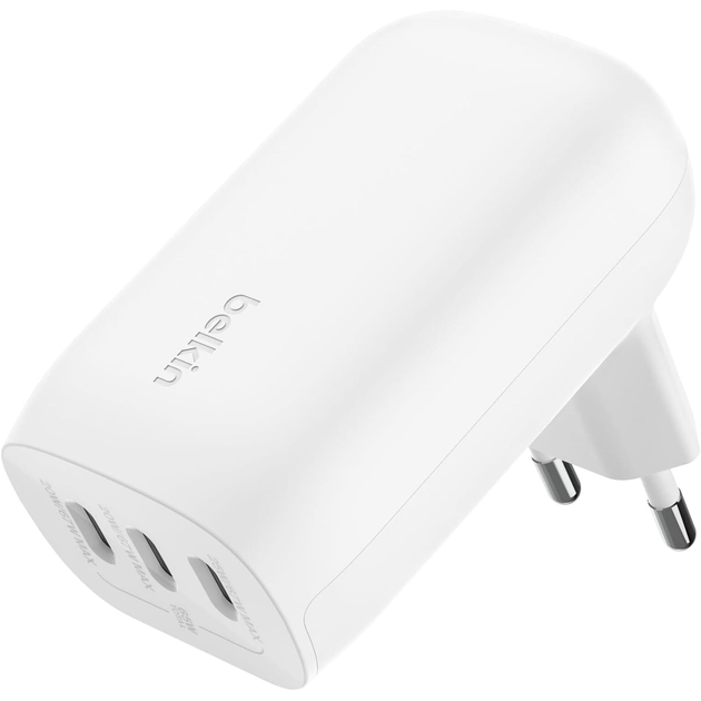 Ładowarka ścienna Belkin 67 W USB-C PD 3.1 PPS Wall Charger White (745883860081) - obraz 1