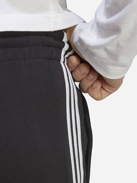 Шорти бавовняні короткі чоловічі adidas M 3S FT SHO IC9435 L Чорні (4066745317427) - зображення 7