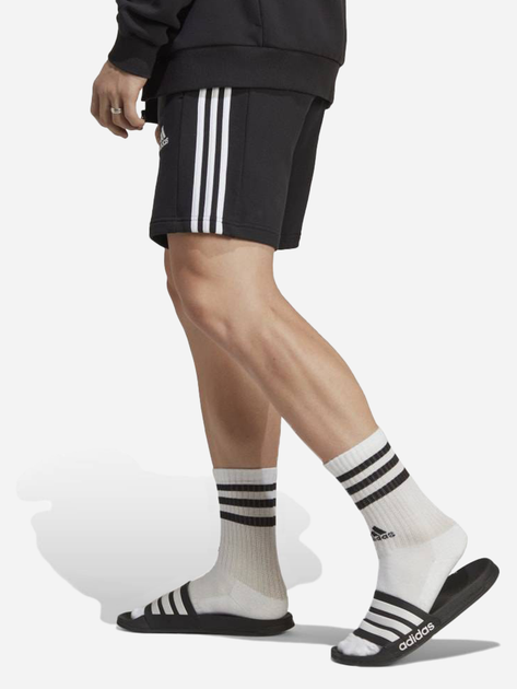 Krótkie spodenki męskie adidas M 3S FT SHO IC9435 S Czarne (4066745321134) - obraz 3