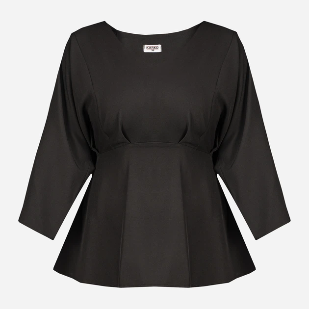 Bluzka damska Karko BA033 40 Czarna (5903676075325) - obraz 7