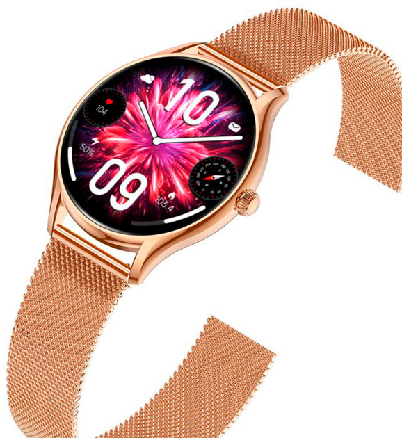 Женские часы Uwatch Mevaden Smart Milano Gold Steel 2 ремешка - изображение 8