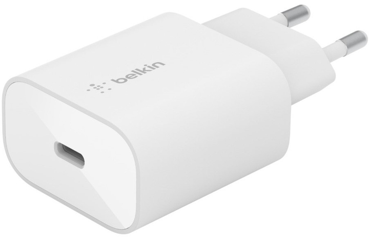 Ładowarka sieciowa Belkin 25 W USB-C PD 3.0 + kabel USB-C - Lightning 1 m White (745883837243) - obraz 1