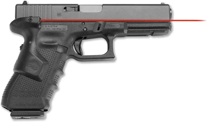 Лазерний целеуказатель Crimson Trace LG-850 на рукоять для GLOCK G4 17/34. Колір - Червоний - зображення 2