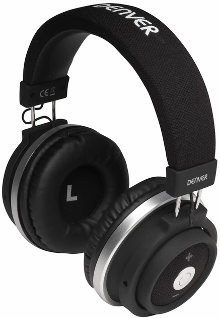 Słuchawki bezprzewodowe Denver BTH-250 Black (5706751040344) - obraz 4