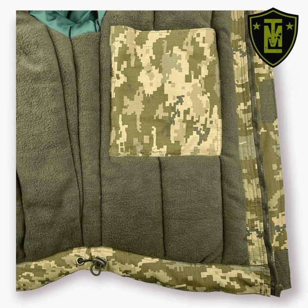 Куртка військова Lamica LMT Rip-Stop з підкладкою Fleece 2в1 MM14 XL Піксель - изображение 2