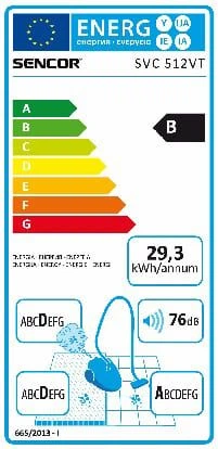 Sencor Пылесос контейнерный Allegro, 890Вт, конт пыль -1.5л, НЕРА, фиолетово-серый - изображение 20