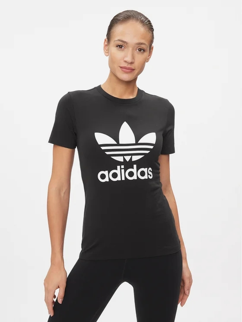 Футболка жіноча Adidas GN2896 38 Чорна (4064044807373) - зображення 1