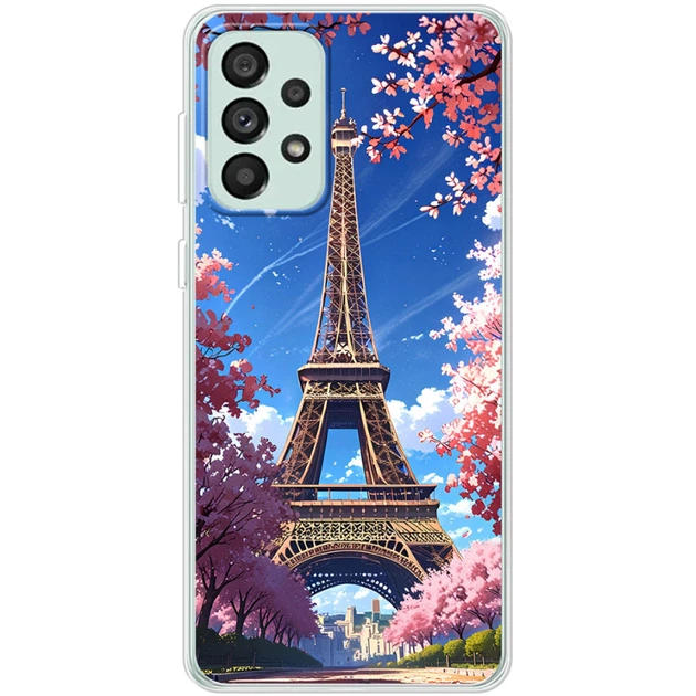 Силиконовый Чехол с Картинкой для Samsung Galaxy A73 5G (A736) Принт (Париж, Эйфелева Башня) (44139-ysm036) - Фото 1 Силиконовый Чехол с Картинкой для Samsung Galaxy A73 5G (A736) Принт (Париж, Эйфелева Башня) (44139-ysm036) - изображение 1
