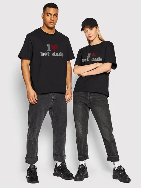 Футболка бавовняна жіноча 2005 Hot Dads Tee S Чорна (5904162564934) - зображення 4
