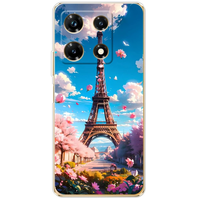 Силиконовый Чехол с Картинкой для Infinix Note 30 Pro 4G Принт (Париж, Эйфелева Башня) (49029-ysm035) - Фото 1 Силиконовый Чехол с Картинкой для Infinix Note 30 Pro 4G Принт (Париж, Эйфелева Башня) (49029-ysm035) - изображение 1